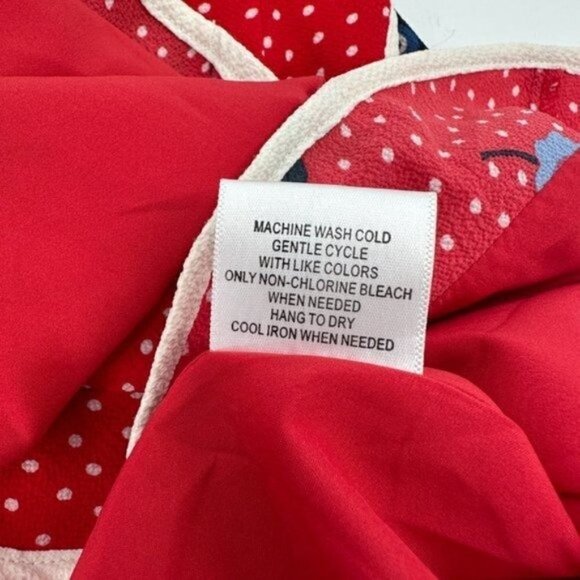 MODCLOTH Daytime Dapper Retro Red Floral Polka Poppy Y2K Medium True Wrap Dress - Picture 7 of 9